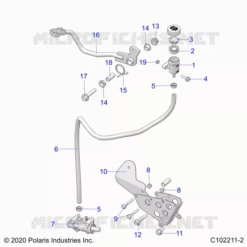BRAKES, BRAKE PEDAL AND MAITRE CYLINDRE