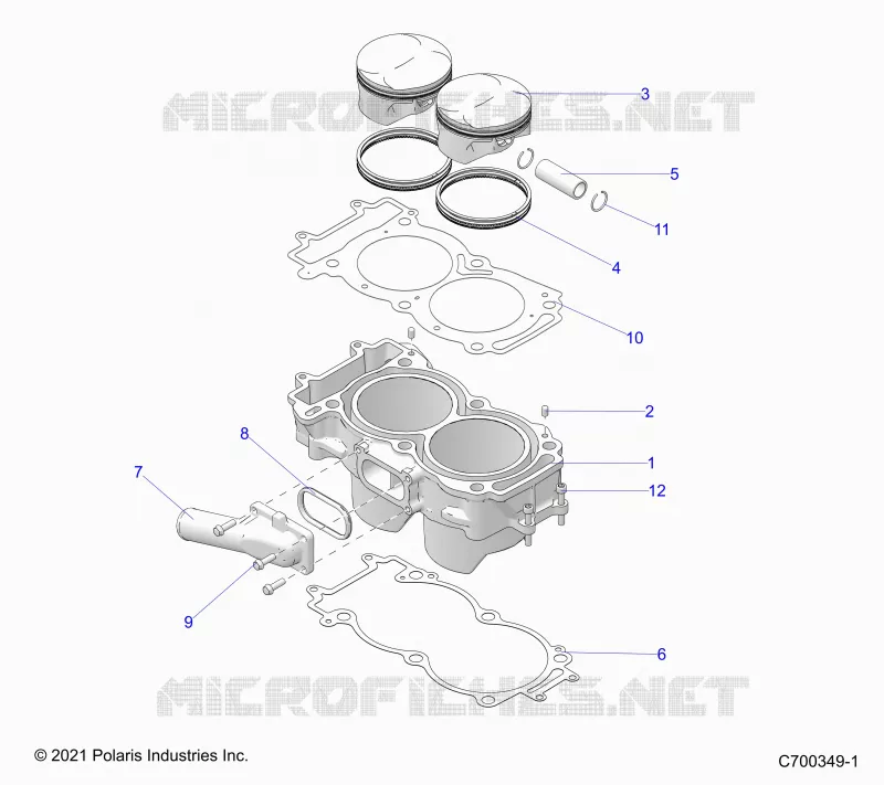 CYLINDRE AND PISTON