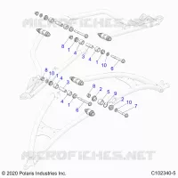 SUSPENSION AVANT A-ARM, MOUNTING