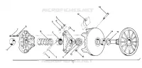 EMBRAYAGE DE TRANSMISSION 650 (4916801680012A)