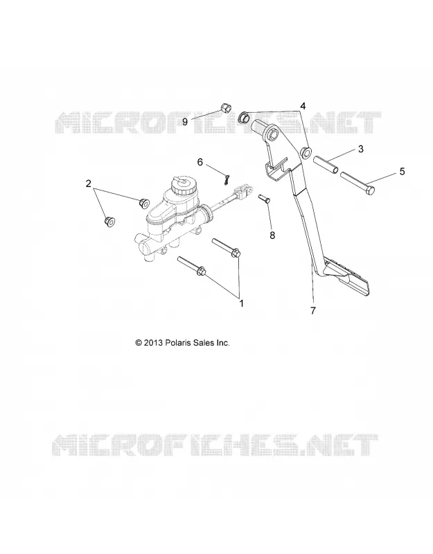 FREINS, PEDAL and MAITRE CYLINDRE MOUNTING
