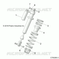 SUSPENSION AVANT SHOCK MOUNTING