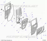 PORTES ASSEMBLY, REAR