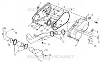 COUVERCLE D'EMBRAYAGE (300) XPRESS 300 W97CA28C (4939603960C007)