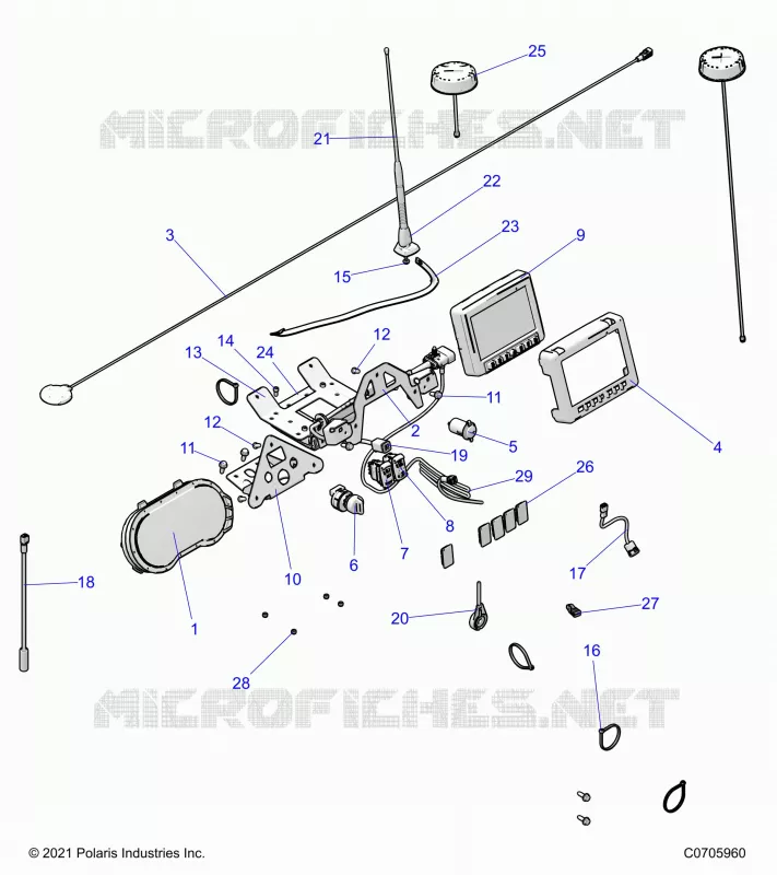 ELECTRICITE, DASH INSTRUMENTS AND CONTROLS, RIDE COMMAND
