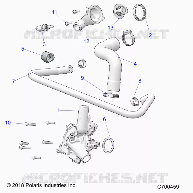 MOTEUR, WATERPUMP AND BYPASS