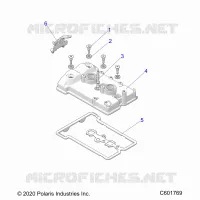 ENGINE, COUVERCLE SOUPAPE