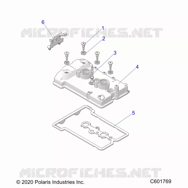 ENGINE, COUVERCLE SOUPAPE