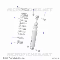 SUSPENSION, AMORTISSEUR AVANT MOUNTING