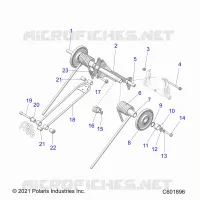 SUSPENSION, BRAS DE SUSPENSION ARRIERE