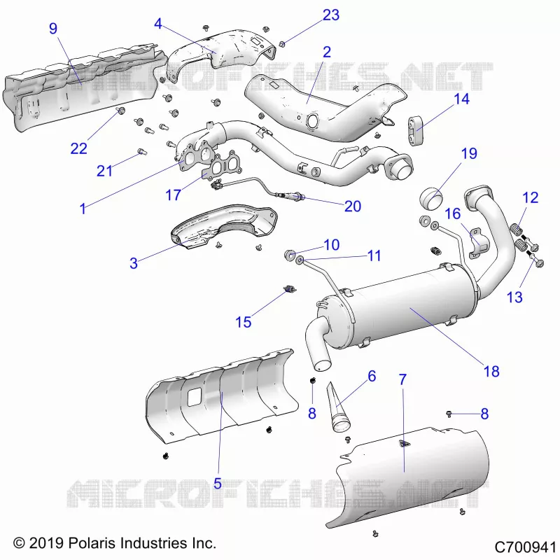ENGINE, ECHAPPEMENT