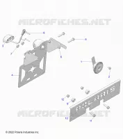 ELECTRICITE, HORN, AND LICENSE PLATE LIGHT