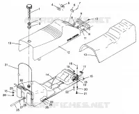 SIEGE ET RESERVOIR ULTRA SKS 0960578, EUROPEAN ULTRA SKS E960578, and ULTRA (4931683168A007)