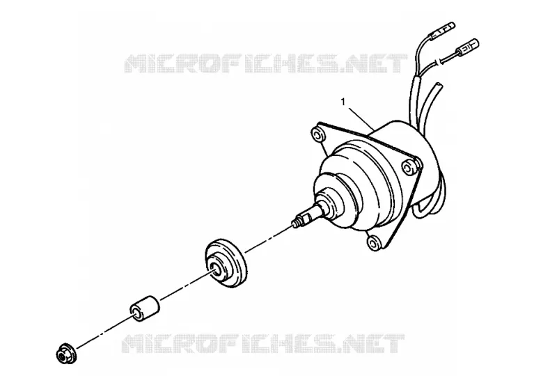 MOTEUR DE VENTILATEUR 2X4 400L W957540 (4930093009D010)