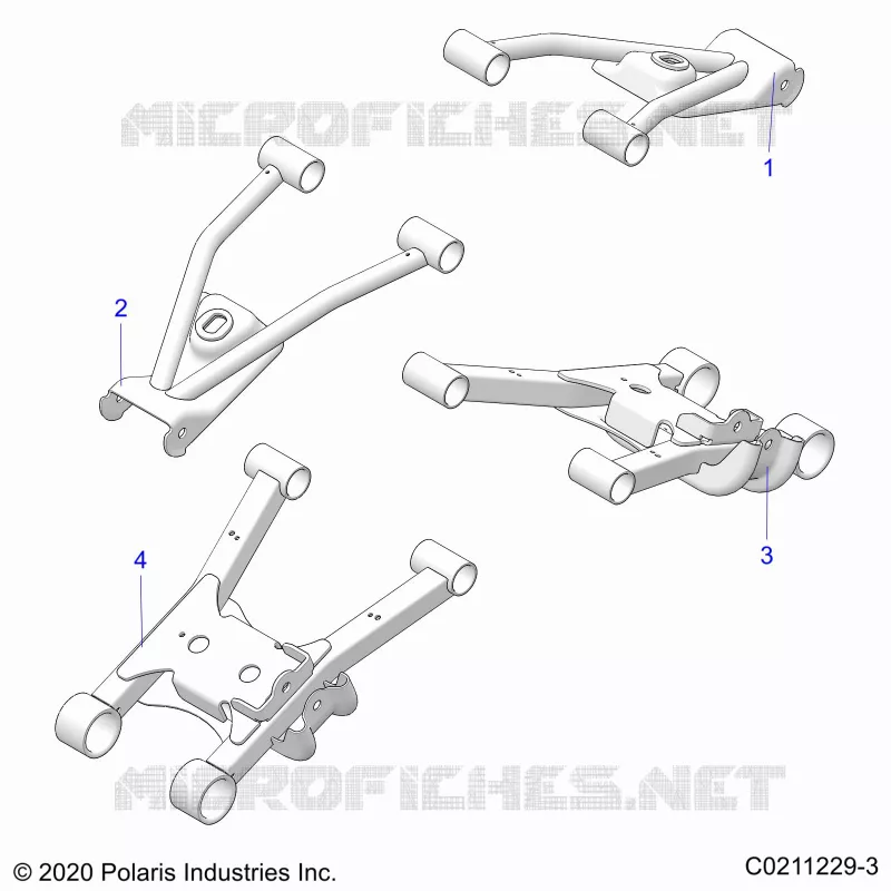 SUSPENSION ARRIERE CONTROL ARMS
