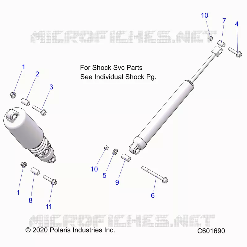 SUSPENSION ARRIERE SHOCKS MNTG.