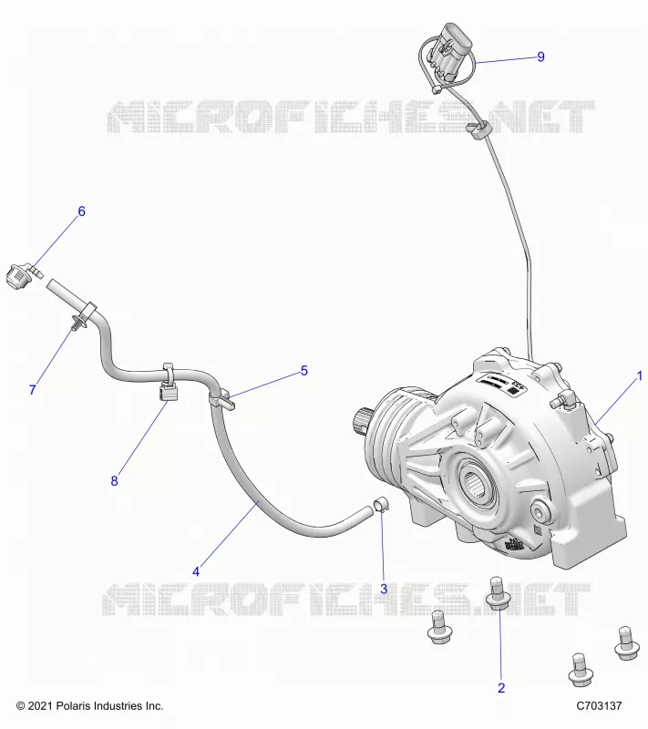 SYSTÃˆME DE TRANSMISSION, FRONT GEARCASE MOUNTING
