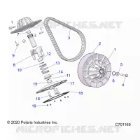 SYSTÃˆME DE TRANSMISSION, SECONDARY CLUTCH