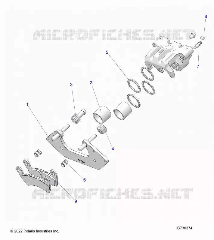 FREIN AVANT CALIPER