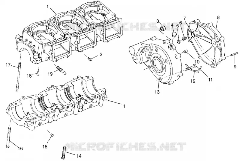 CARTERS MOTEUR SL 900 B964291 and Intl. SL 900 I964291 (4935583558C001)
