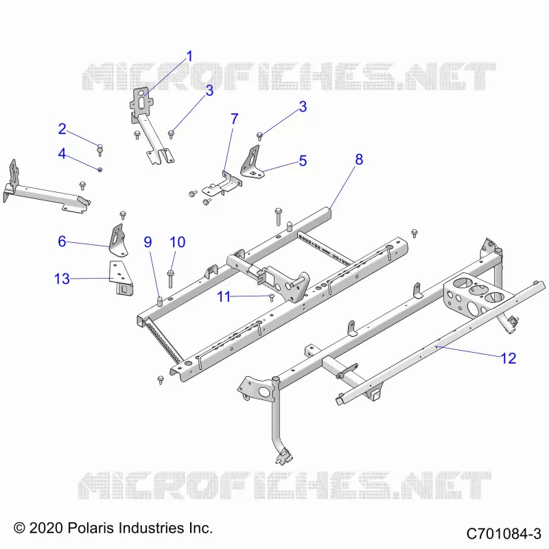 CHASSIS, MAIN CADRE MOUNTS