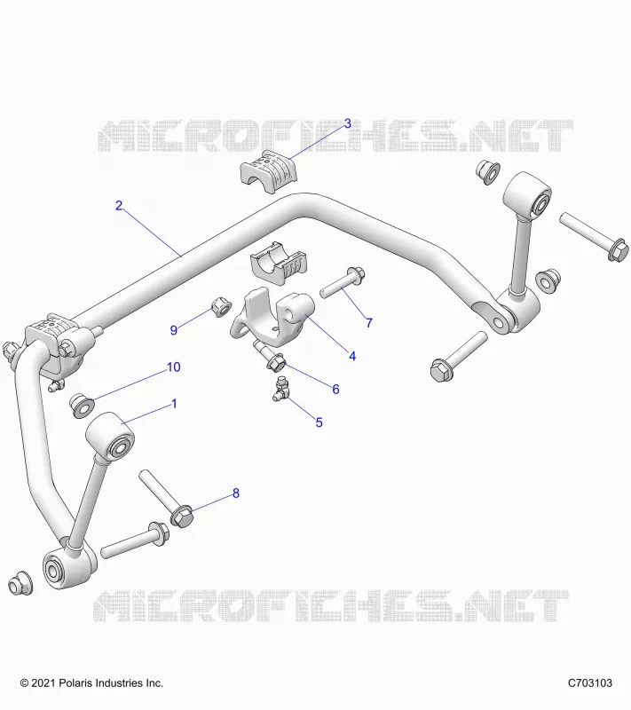 SUSPENSION, FRONT BARRE STABILISATRICE- Z24NMC99AM/BM (C703103)