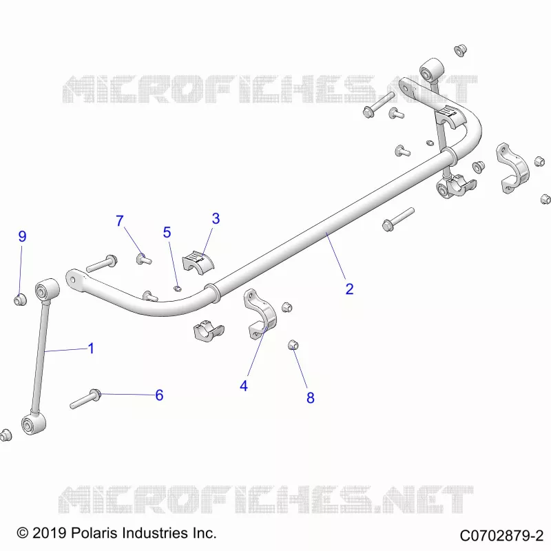SUSPENSION, REAR BARRE STABILISATRICE