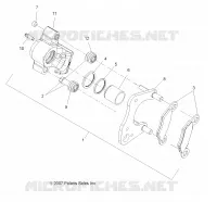 BRAKES, BRAKE ETRIER DE FREIN AVANT