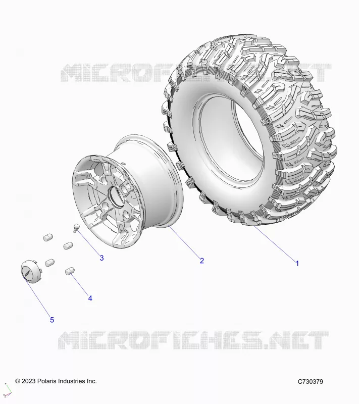 ROUES, REAR