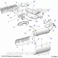 ENGINE, ECHAPPEMENT