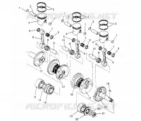 PISTON ET VILEBREQUIN RXL 0966768 (4932033203C008)