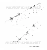 DRIVE TRAIN, MAIN GEARCASE FOURCHETTES DE SELECTION
