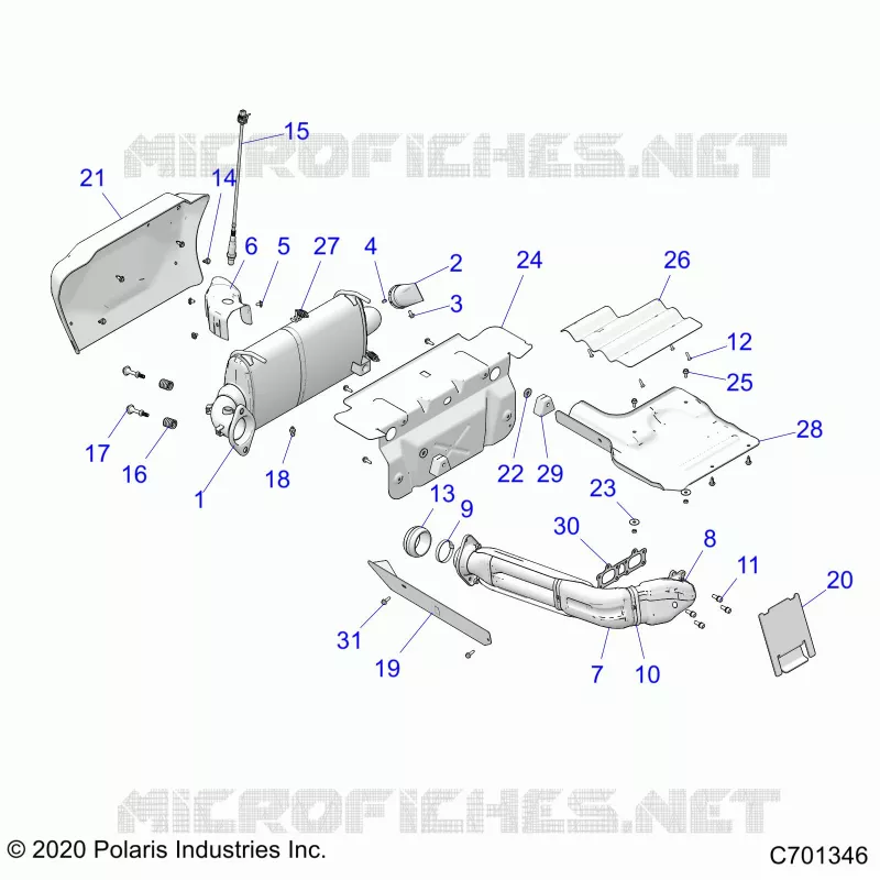 ENGINE, ECHAPPEMENT