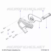 MOTEUR, WATERPUMP IMPELLER AND COVER