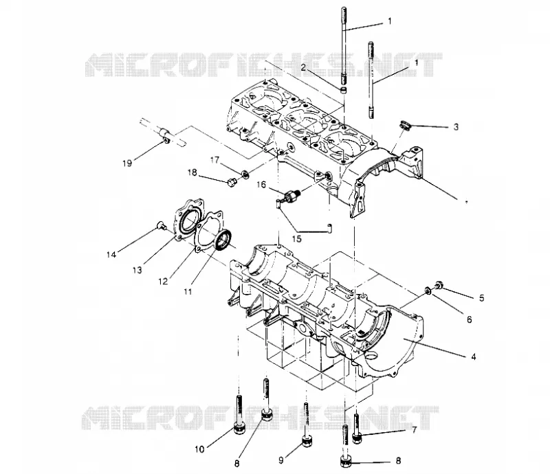 CARTERS MOTEUR ASSEMBLY  RXL 0956768 (4930783078C007)