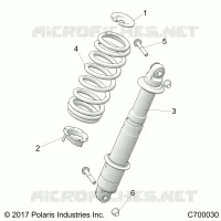 SUSPENSION ARRIERE SHOCK MOUNTING