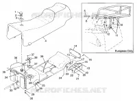 SIEGE ET RESERVOIR XLT TOURING 0963357 and EUROPEAN XLT TOURING E963357 (4931923192A009)