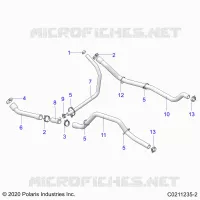 ENGINE, SYSTÃˆME DE REFROIDISSEMENT, HOSES