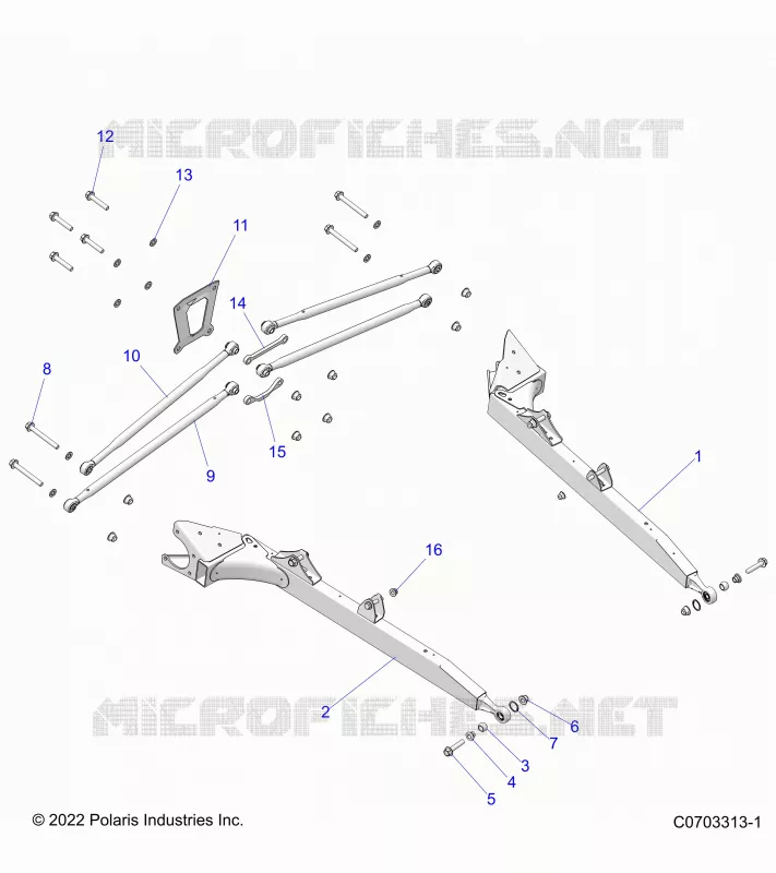 SUSPENSION ARRIERE CONTROL ARMS