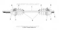 SYSTÈME DE TRANSMISSION, ARBRE DE TRANSMISSION ARRIERE