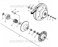 EMBRAYAGE DE TRANSMISSION SCRABLER W967840 (4935823582C002)