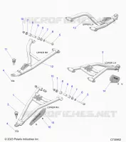 SUSPENSION AVANT CONTROL ARMS