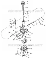 CARBURATEUR 700 RMK 0980966 AND EUROPEAN 700 RMK E980966 (4943724372C010)