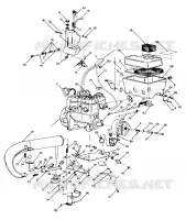 SUPPORT MOTEUR 500 and 500 Classic Updated 2/90 (4916791679017A)