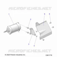 DEMARREUR MOTOR/SHIELD
