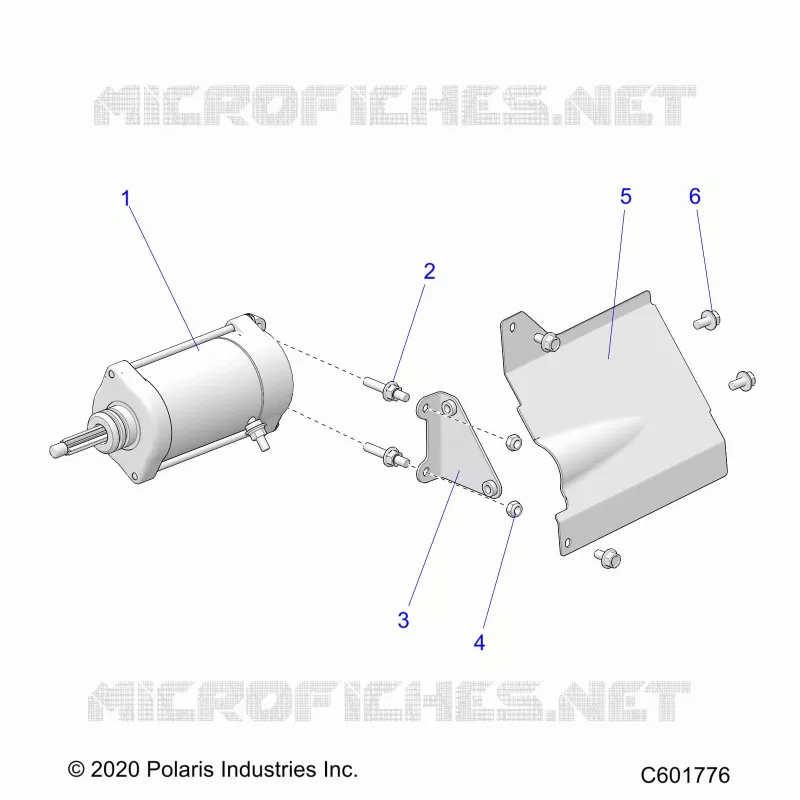 DEMARREUR MOTOR/SHIELD
