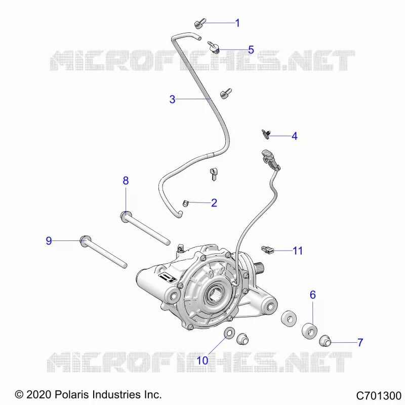 SYSTÃˆME DE TRANSMISSION, FRONT GEARCASE MOUNTING