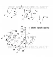 CHASSIS, BRAS OSCILLANT