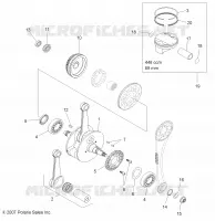 MOTEUR, VILEBREQUIN AND PISTON