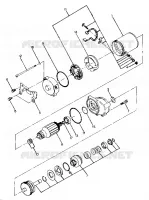DEMARREUR ASSEMBLY UPDATED 5/90 (4917711771037A)